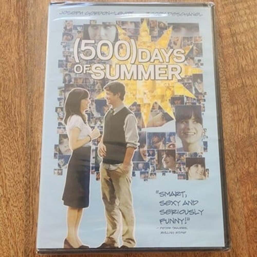 (500) Days of Summer DVD New Sealed Romantic Comedy Joseph Gordon-Levitt Zooey
